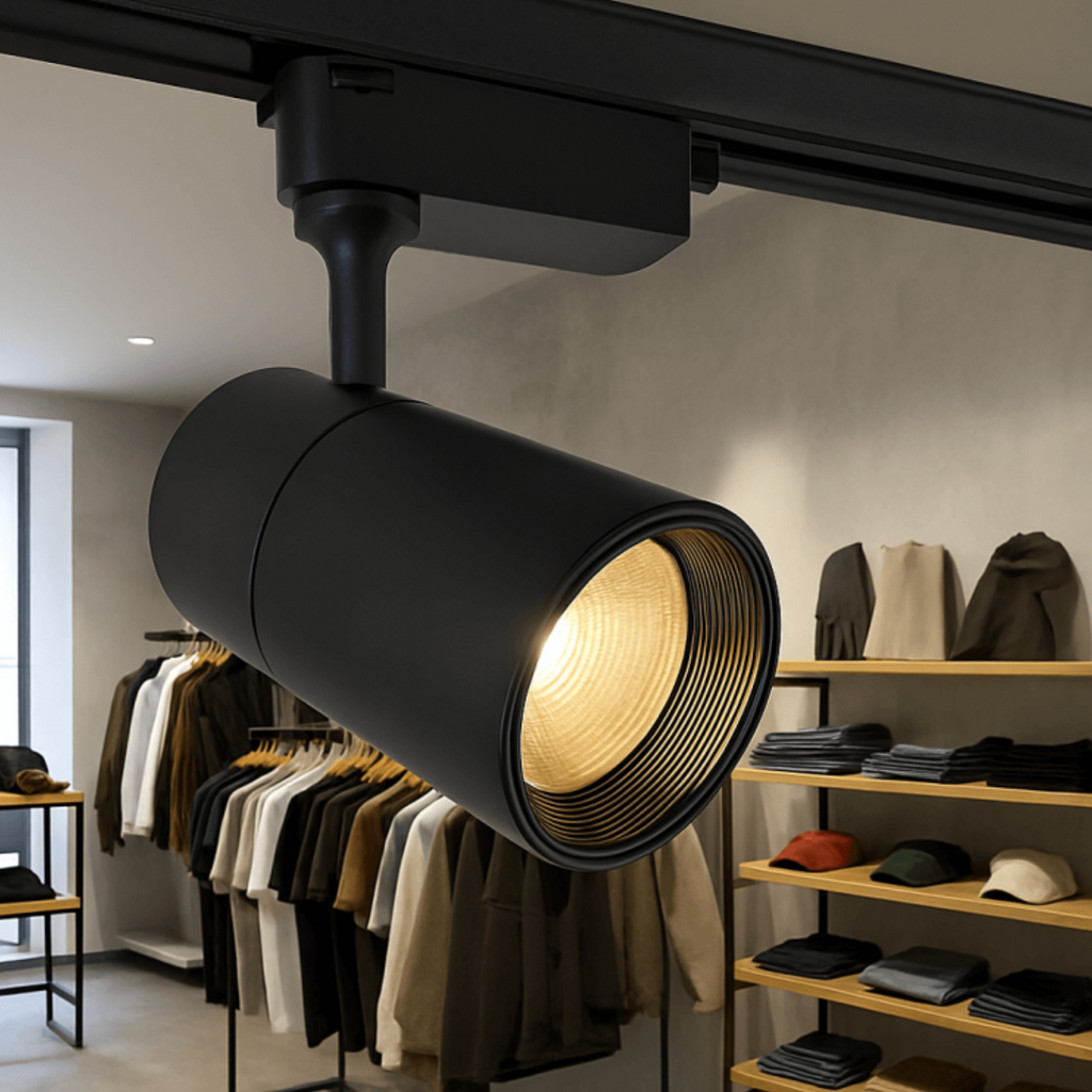 LED Spotlight 30W 3000K Svart